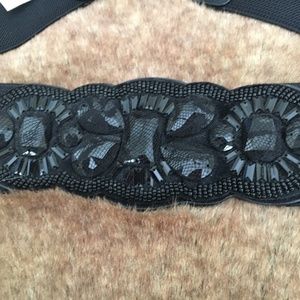 Black Stretchy Belt Brand New